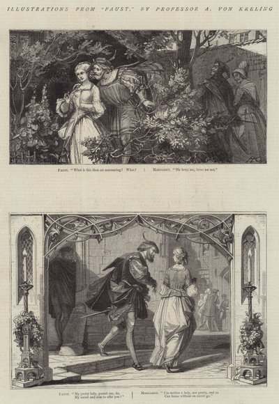 Illustrazioni da Faust da August von Kreling